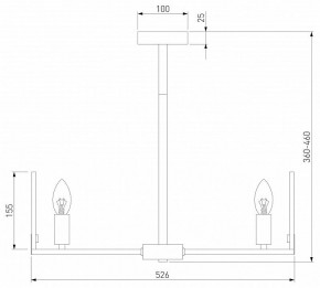 Люстра на штанге Eurosvet Marble 60158/5 латунь в Покачах - pokachi.mebel24.online | фото 3