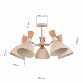 Люстра на штанге EVOLUCE VISTA SLE1256-502-05 в Покачах - pokachi.mebel24.online | фото 8