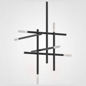 Люстра на штанге Imperiumloft Traverse Black TRAVERSE01 в Покачах - pokachi.mebel24.online | фото