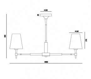 Люстра на штанге Maytoni Zaragoza H001CL-07BS в Покачах - pokachi.mebel24.online | фото 4