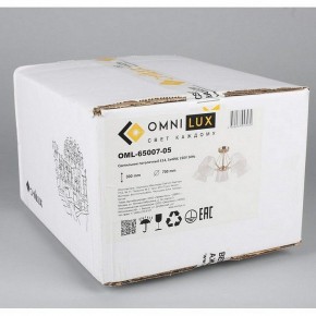 Люстра на штанге Omnilux Rapallo OML-65007-05 в Покачах - pokachi.mebel24.online | фото 5