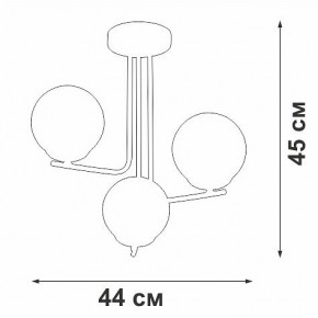 Люстра на штанге Vitaluce V49420 V49420-8/3PL в Покачах - pokachi.mebel24.online | фото 2