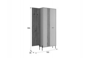 МЕБЕЛЬСОН К8 Прихожая в Покачах - pokachi.mebel24.online | фото 2