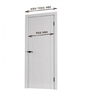 Межкомнатная дверь Bolivar Каньон браун (комплект) 900 в Покачах - pokachi.mebel24.online | фото