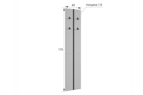 МЕРСИ Прихожая (модульная) графит в Покачах - pokachi.mebel24.online | фото 2