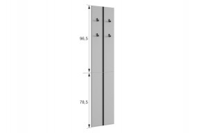 МЕРСИ Прихожая (модульная) графит в Покачах - pokachi.mebel24.online | фото 3
