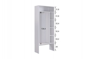 МЕРСИ Прихожая (модульная) графит в Покачах - pokachi.mebel24.online | фото 5