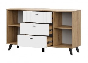 МИЛАН Детская (Дуб Золотой/Белый матовый) в Покачах - pokachi.mebel24.online | фото 17