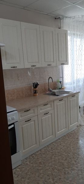 Модульная кухня Луксор серый-бирюза в Покачах - pokachi.mebel24.online | фото 3