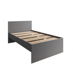 МОРИ КРМЯ 1200.1/1 Кровать с нишей под ящики (графит) в Покачах - pokachi.mebel24.online | фото 1