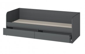 МС "Хилтон" Кровать 0,8 (графит) в Покачах - pokachi.mebel24.online | фото 2