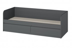МС "Хилтон" Кровать 0,8 (графит) в Покачах - pokachi.mebel24.online | фото 3