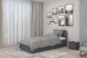 МС "Хилтон" Кровать 0,9 (графит) в Покачах - pokachi.mebel24.online | фото