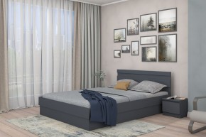 МС "Хилтон" Кровать 1,6 (графит) в Покачах - pokachi.mebel24.online | фото