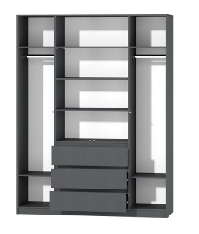 МС "Хилтон" Шкаф №1 1600 (Графит) в Покачах - pokachi.mebel24.online | фото 3