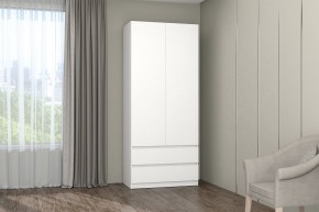 МС "Хилтон" Шкаф №3 900 (Белый текстурный) в Покачах - pokachi.mebel24.online | фото