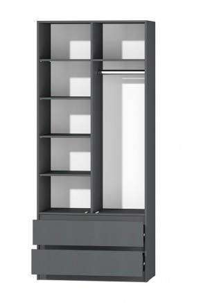 МС "Хилтон" Шкаф №3 900 (Графит) в Покачах - pokachi.mebel24.online | фото 3