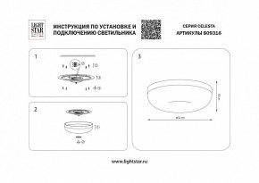 Накладной светильник Lightstar Celesta 809316 в Покачах - pokachi.mebel24.online | фото 4