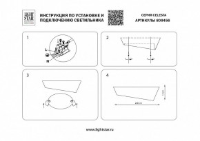 Накладной светильник Lightstar Celesta 809456 в Покачах - pokachi.mebel24.online | фото 4