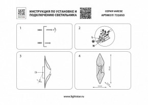 Накладной светильник Lightstar Varese 731653 в Покачах - pokachi.mebel24.online | фото 3