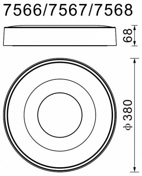 Накладной светильник Mantra Coin 7567 в Покачах - pokachi.mebel24.online | фото 4