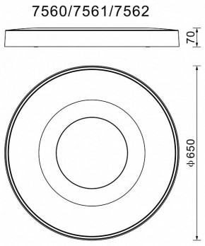 Накладной светильник Mantra Coin 7690 в Покачах - pokachi.mebel24.online | фото 3