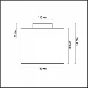 Накладной светильник Odeon Light Cross 2407/1C в Покачах - pokachi.mebel24.online | фото 2