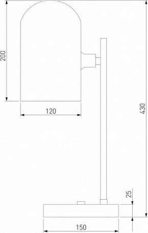 Настольная лампа декоративная Eurosvet Bambola 01164/1 латунь в Покачах - pokachi.mebel24.online | фото 2