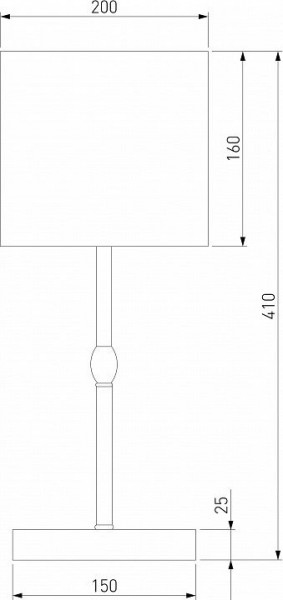 Настольная лампа декоративная Eurosvet Notturno 01162/1 черный в Покачах - pokachi.mebel24.online | фото 4