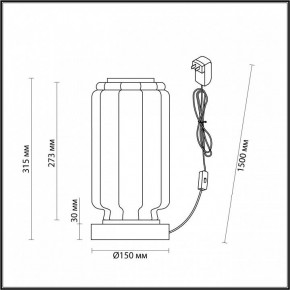 Настольная лампа декоративная Odeon Light Jam 5408/10TL в Покачах - pokachi.mebel24.online | фото 4