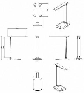 Настольная лампа офисная Arte Lamp London A5124LT-1BK в Покачах - pokachi.mebel24.online | фото 2