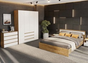 НЕКСТ 1 Спальня (Дуб Золотой/Белый) в Покачах - pokachi.mebel24.online | фото