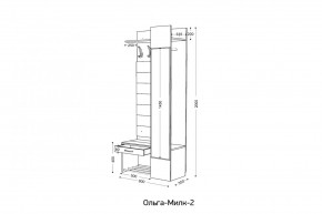 ОЛЬГА-МИЛК 2 Прихожая в Покачах - pokachi.mebel24.online | фото 2