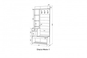 ОЛЬГА-МИЛК Прихожая (модульная) в Покачах - pokachi.mebel24.online | фото 2