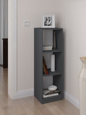 Пенал открытый мини Дублин (Графит) в Покачах - pokachi.mebel24.online | фото 2