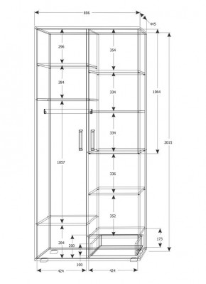 Подростковая Юпитер (модульная) в Покачах - pokachi.mebel24.online | фото 25