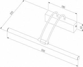 Подсветка для зеркала Elektrostandard Simple a063695 в Покачах - pokachi.mebel24.online | фото 3