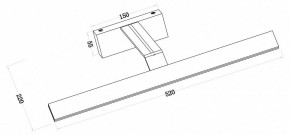 Подсветка для зеркала Maytoni Decart MIR010WL-L12B4K в Покачах - pokachi.mebel24.online | фото 3