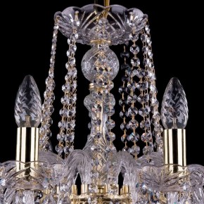 Подвесная люстра Bohemia Ivele Crystal 1402 1402/10/240/G/Leafs в Покачах - pokachi.mebel24.online | фото 4