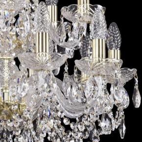 Подвесная люстра Bohemia Ivele Crystal 1402 1402/10+5/195/2d/G в Покачах - pokachi.mebel24.online | фото 2