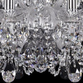 Подвесная люстра Bohemia Ivele Crystal 1402 1402/12+6/240/Ni в Покачах - pokachi.mebel24.online | фото 3