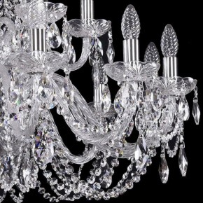 Подвесная люстра Bohemia Ivele Crystal 1402 1402/12+6/300/2d/Ni в Покачах - pokachi.mebel24.online | фото 2