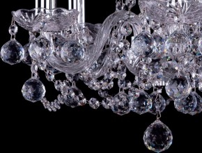 Подвесная люстра Bohemia Ivele Crystal 1402 1402/5/141/Ni/Balls в Покачах - pokachi.mebel24.online | фото 3