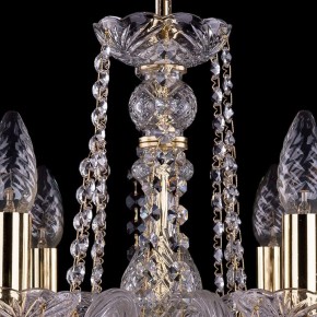 Подвесная люстра Bohemia Ivele Crystal 1402 1402/6/160/G/Leafs в Покачах - pokachi.mebel24.online | фото 4