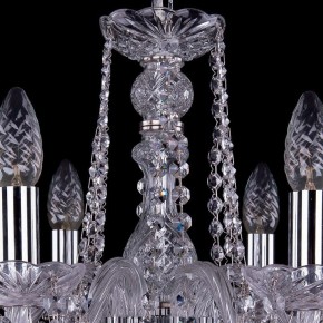 Подвесная люстра Bohemia Ivele Crystal 1402 1402/6/160/Ni/Leafs в Покачах - pokachi.mebel24.online | фото 4