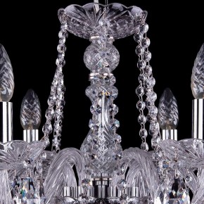 Подвесная люстра Bohemia Ivele Crystal 1402 1402/6/195/Ni в Покачах - pokachi.mebel24.online | фото 5