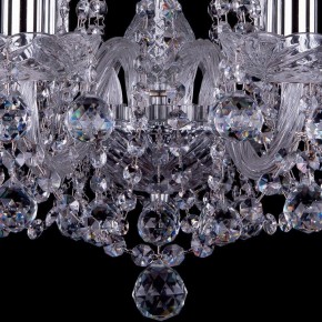 Подвесная люстра Bohemia Ivele Crystal 1402 1402/8/195/Ni/Balls в Покачах - pokachi.mebel24.online | фото 4
