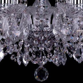 Подвесная люстра Bohemia Ivele Crystal 1402 1402/8/195/Ni/Leafs в Покачах - pokachi.mebel24.online | фото 3