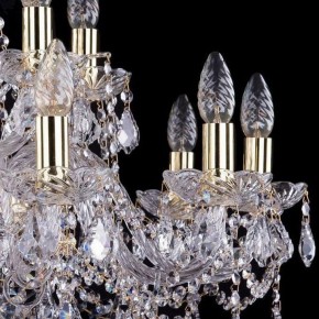 Подвесная люстра Bohemia Ivele Crystal 1411 1411/10+5/240/G/Leafs в Покачах - pokachi.mebel24.online | фото 2