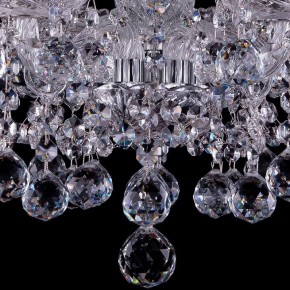 Подвесная люстра Bohemia Ivele Crystal 1413 1413/6/141/Ni/Balls в Покачах - pokachi.mebel24.online | фото 4